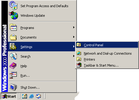 choose the control panel